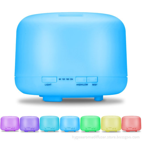 White Ultrasonic Aroma Essential Oil Diffuser 500ml
